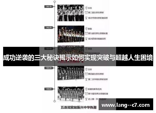 成功逆袭的三大秘诀揭示如何实现突破与超越人生困境